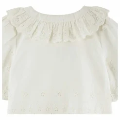 Blouse Broderie | Rose pêche