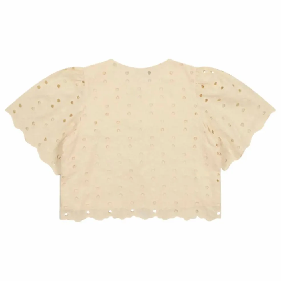 Blouse Broderie Anglaise Creta | Beige