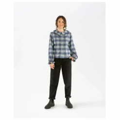 Blouse Carreaux Flanelle Tencel | Bleu