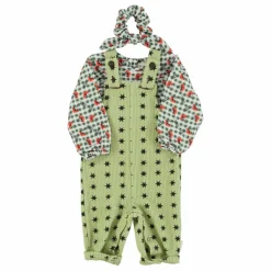 Blouse Carreaux Fleurs | Vert