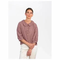 Blouse Carreaux Lin | Rose