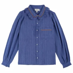 Blouse Cassandre Rayée | Bleu