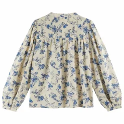 Blouse Cécilia Orchidées | Ecru