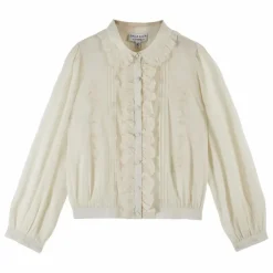 Blouse Charline Brodée | Crème