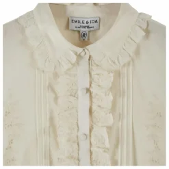 Blouse Charline Brodée | Crème