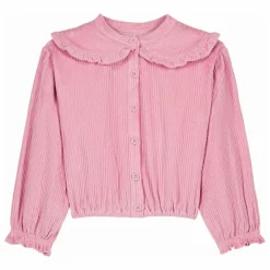 Blouse Clara Velours Côtelé | Rose