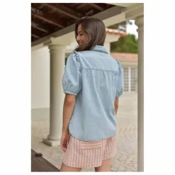 Blouse Clémence Denim - Collection Femme | Bleu Clair