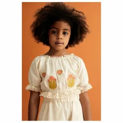 Blouse Clémentine Broderie | Ecru