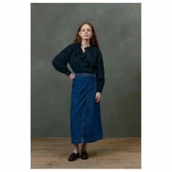 Blouse Cora Voile de Coton Bio - Collection Femme | Noir