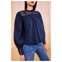 Blouse Cornelia | Bleu nuit