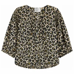 Blouse Corso Léopard Coton Bio | Beige