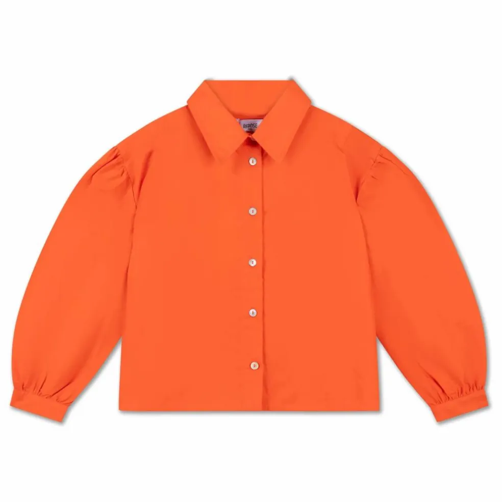 Blouse Coton Bio | Orange