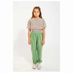 Blouse Crop Léopard Coton Bio | Ecru