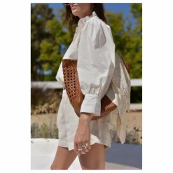 Blouse Dahlia Seersucker - Collection Femme | Ecru