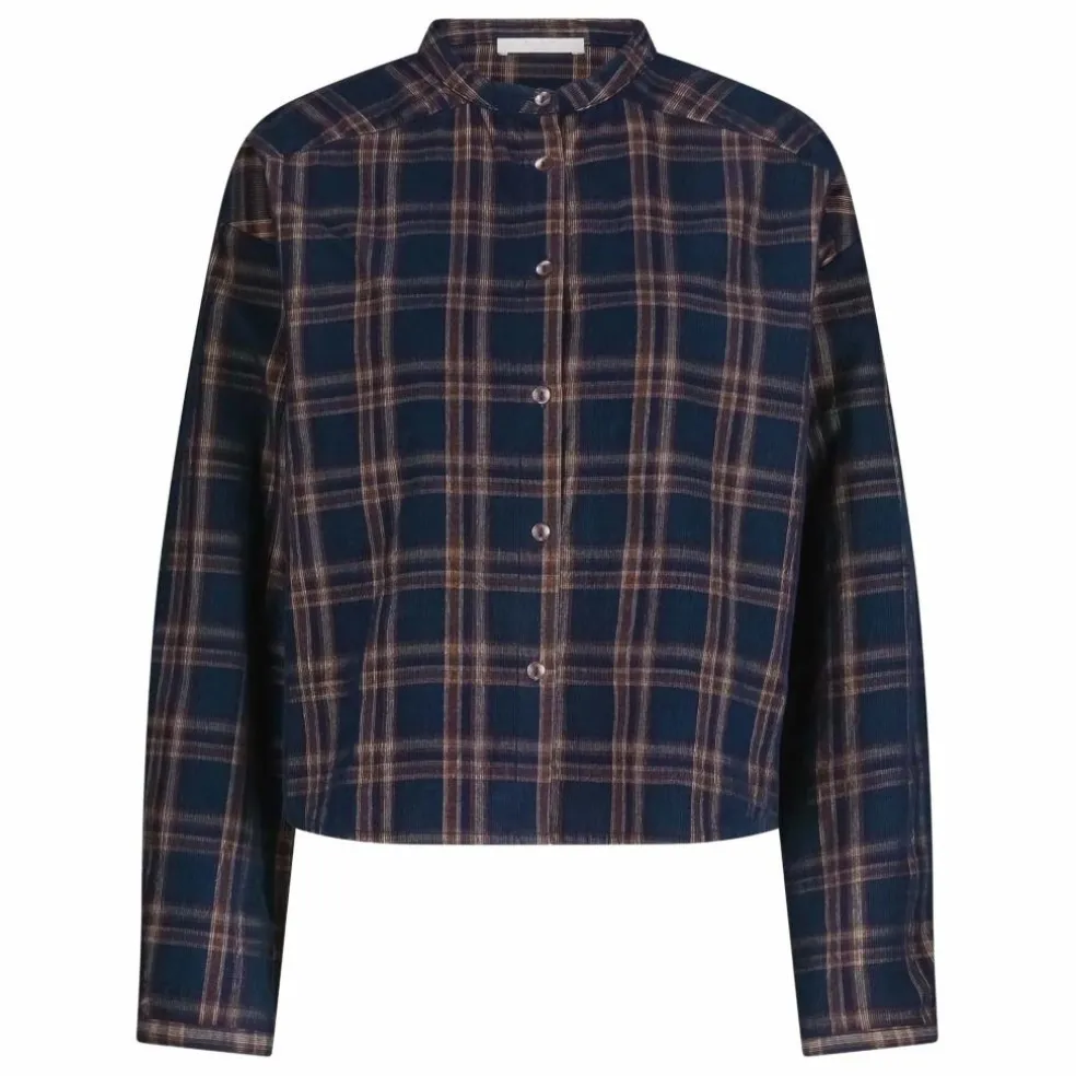 Blouse Dean Carreaux | Marron