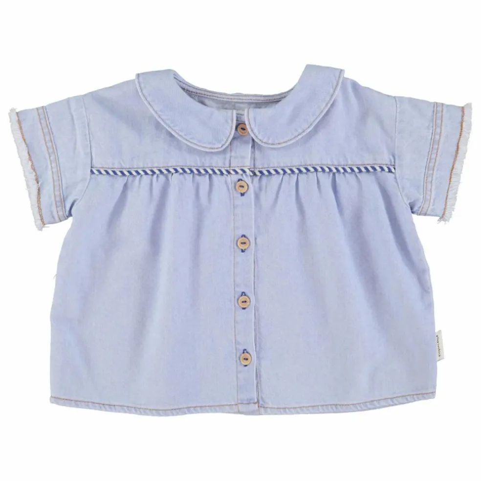 Blouse Denim | Bleu jean