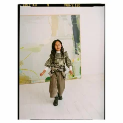 Blouse Dominique Coton Bio | Vert kaki
