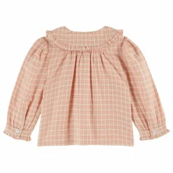Blouse Ecolière Col Nœud | Rose