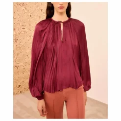 Blouse Electra | Bordeaux