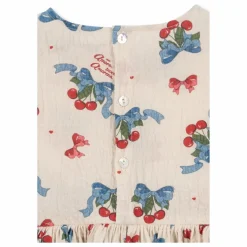 Blouse Elin Noeuds Coton Bio | Beige