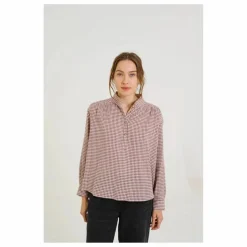 Blouse Emma Newport Carreaux | Rouge