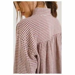 Blouse Emma Newport Carreaux | Rouge