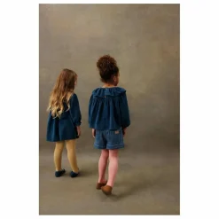 Blouse Eneila Coton Bio | Bleu jean