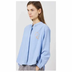Blouse Engrace Oxford | Bleu ciel