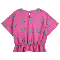 Blouse Escargot | Rose fuschia