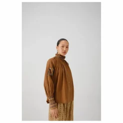 Blouse Farmer Bloom Brodée | Vieux Rose