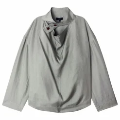 Blouse Felicite Soie | Bleu Glacier