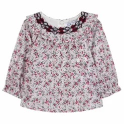 Blouse Fleurie | Nacre