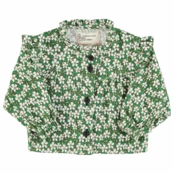 Blouse Fleurs | Vert