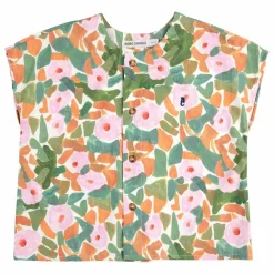 Blouse Fleurs Coton Bio | Rose