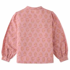 Blouse Fleurs Lurex | Rose
