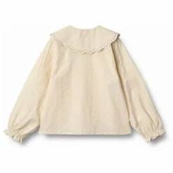 Blouse Flora Col Claudine Coton Bio | Beige