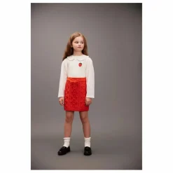 Blouse Fraise Coton Bio | Blanc