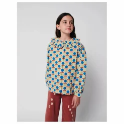 Blouse Géométrique Coton Bio | Ecru