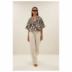 Blouse Iode Batik | Marron