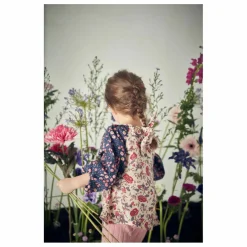 Blouse Iris Fleurie | Bleu marine