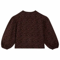 Blouse Irène Léopard | Marron