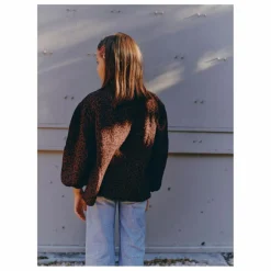 Blouse Irène Léopard | Marron