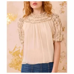Blouse Isolda Soie | Ecru