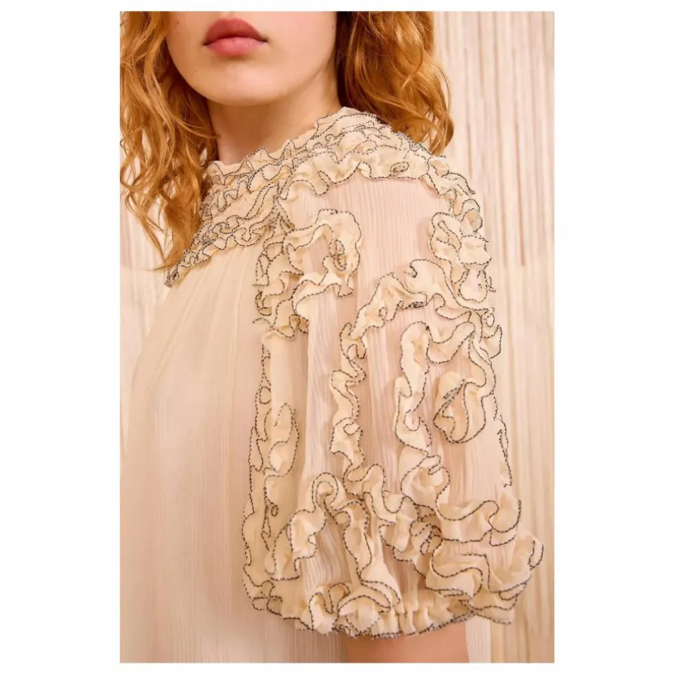 Blouse Isolda Soie | Ecru