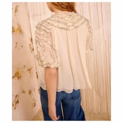 Blouse Isolda Soie | Ecru