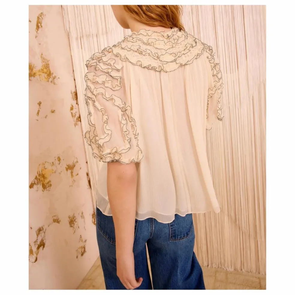 Blouse Isolda Soie | Ecru