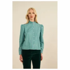 Blouse Iza Rayée | Vert