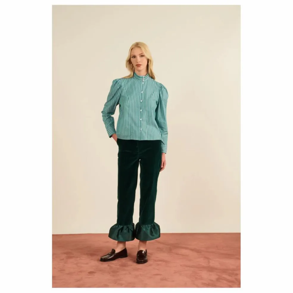 Blouse Iza Rayée | Vert