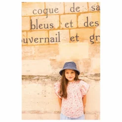 Blouse Jasmin Fleurie Lurex | Rose pâle