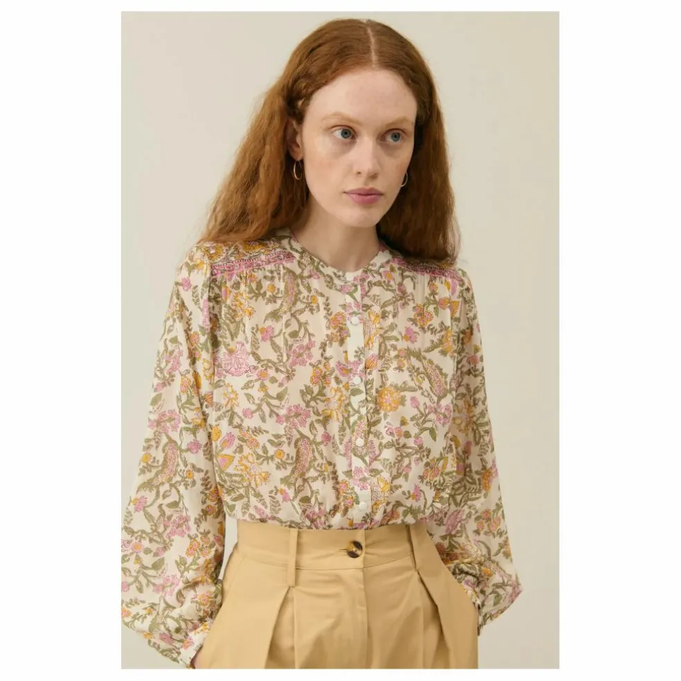 Blouse Jeanne Coton Bio - Collection Femme | Crème